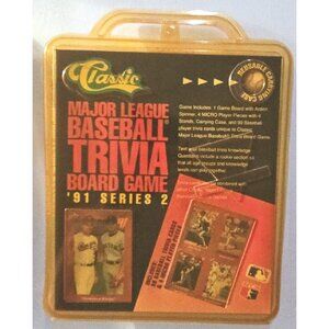 Classic Vintage Sealed Trivia Game Baseball Cards Unique To Classic Games Inc